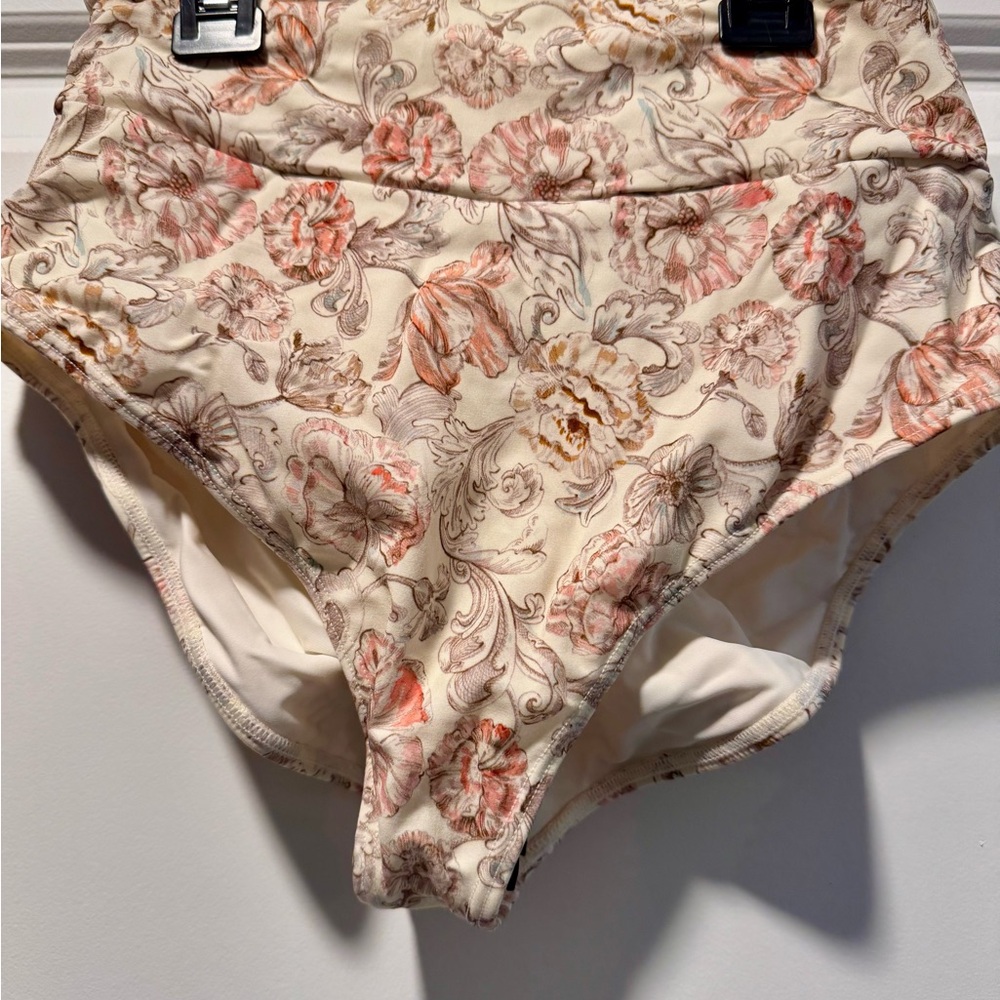 Montce Floral Print High-Waist Bikini Bottom - never worn, tag not attached